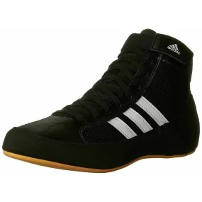 adidas Havoc Wrestling Shoes for Men - Black Boxing Boots