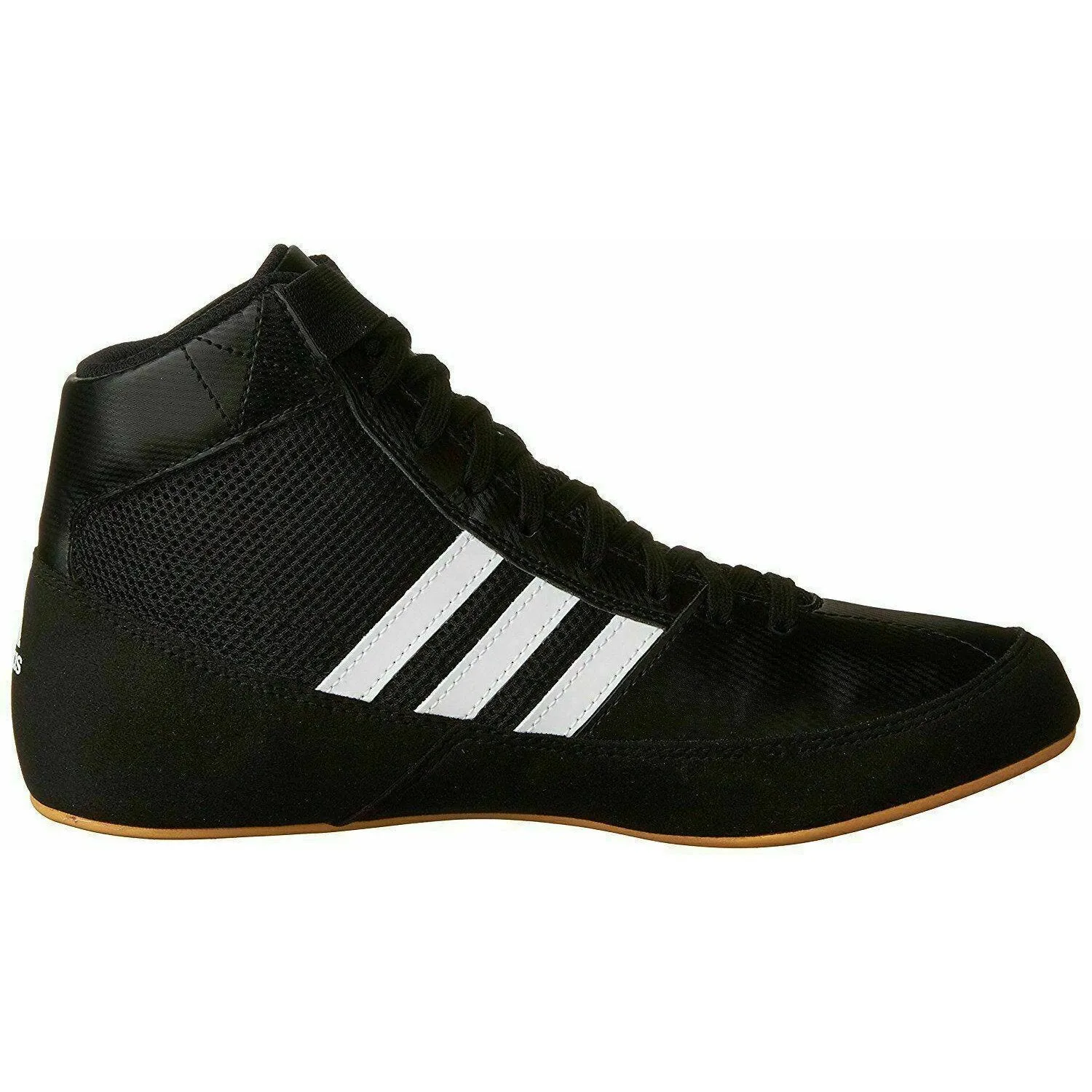 adidas Havoc Wrestling Shoes for Men - Black Boxing Boots