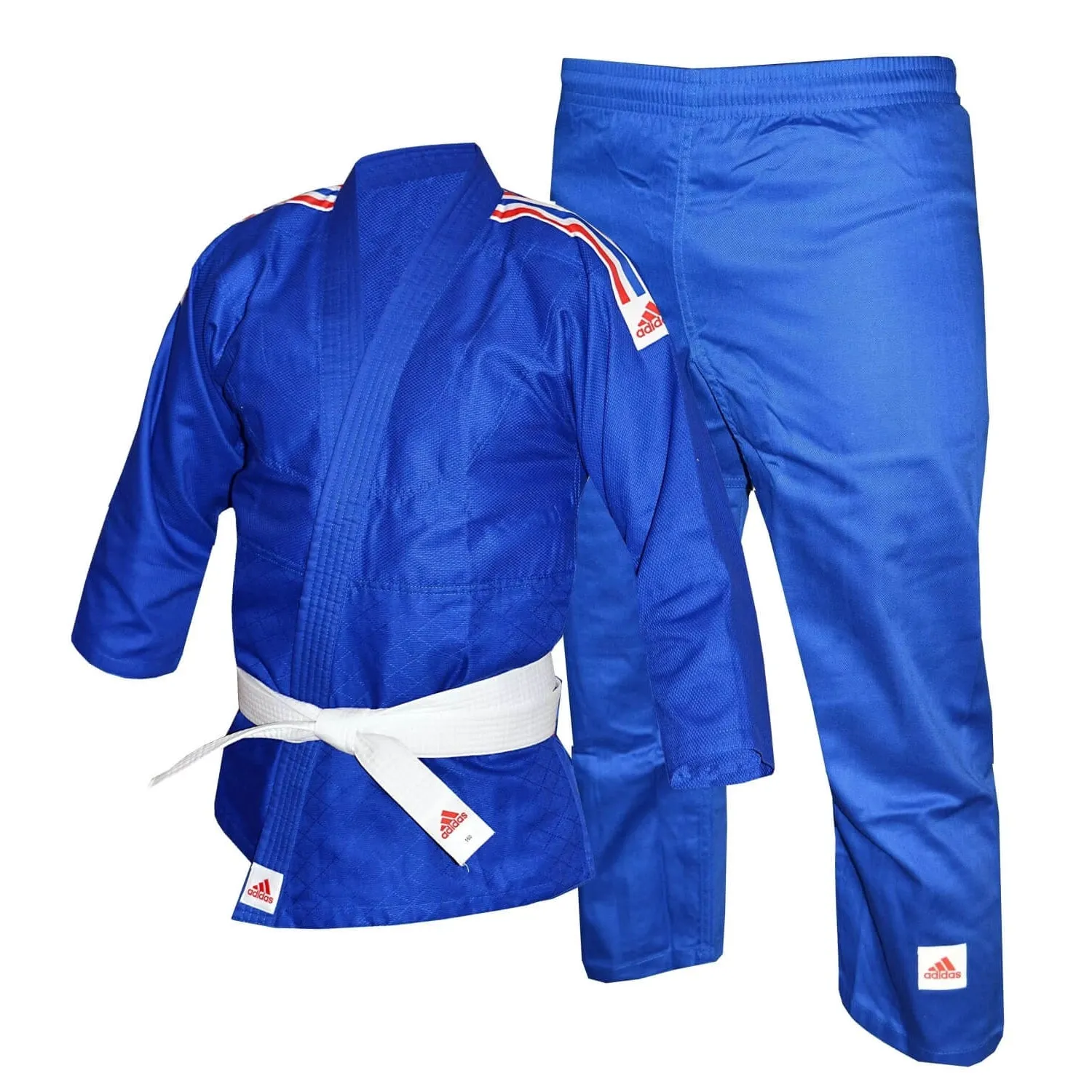 Adidas J250 Kids Judo Uniform Gi - 9oz Suit + White Belt for sale