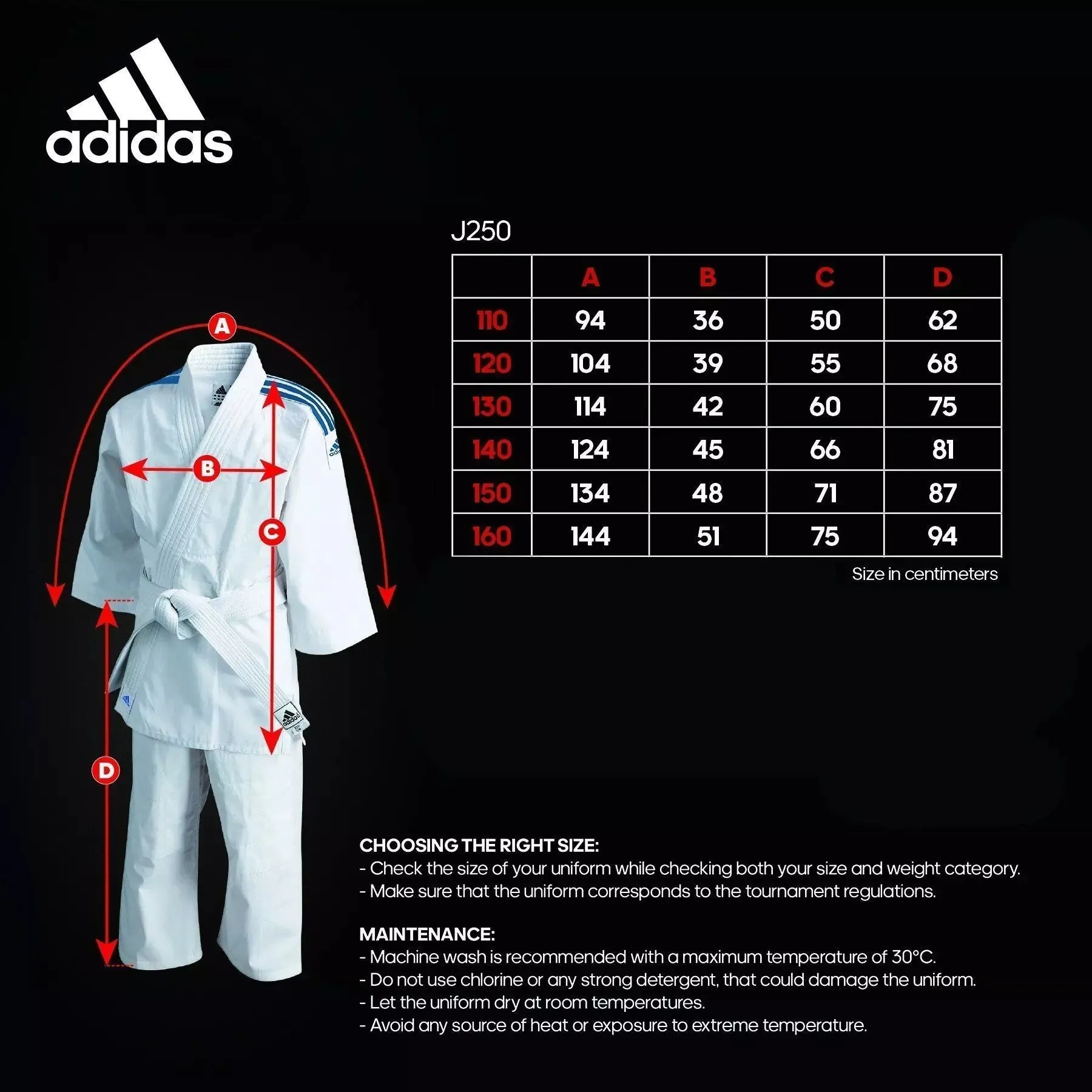 Adidas J250 Kids Judo Uniform Gi - 9oz Suit + White Belt for sale