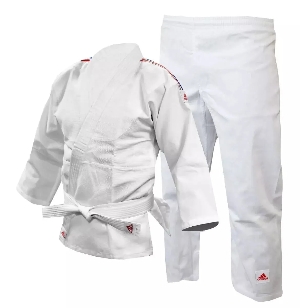 Adidas J250 Kids Judo Uniform Gi - 9oz Suit + White Belt for sale