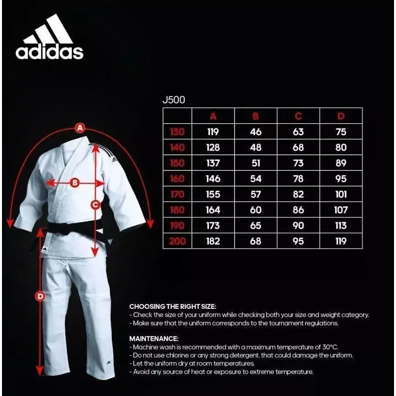 adidas Judo Gi Suit 19oz Heavyweight Uniform