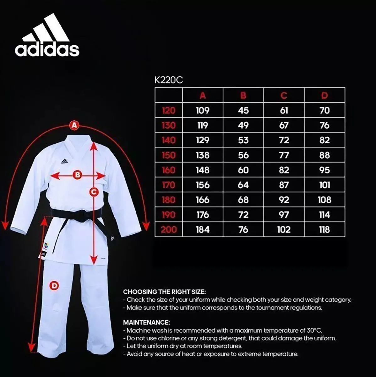 adidas Kids Karate Uniform - WKF Approved Club Suit, 8oz White Polycotton.