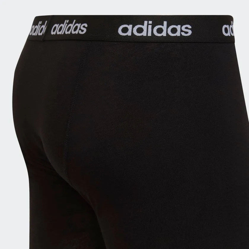 Adidas logo boxers. Two-pack essential briefs.