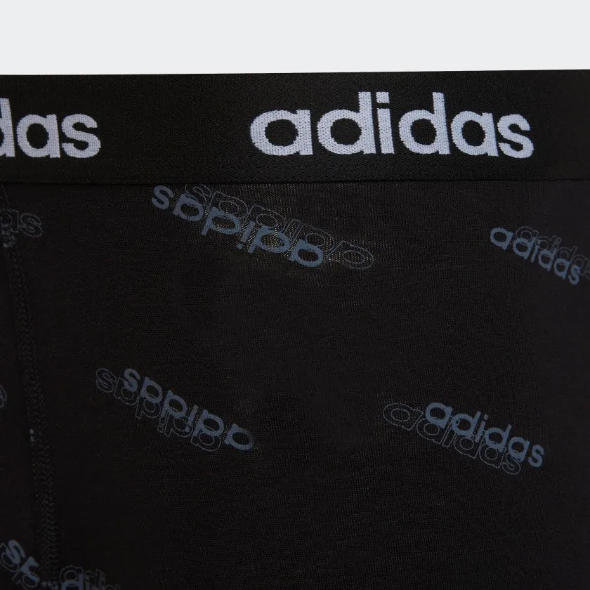 Adidas logo boxers. Two-pack essential briefs.