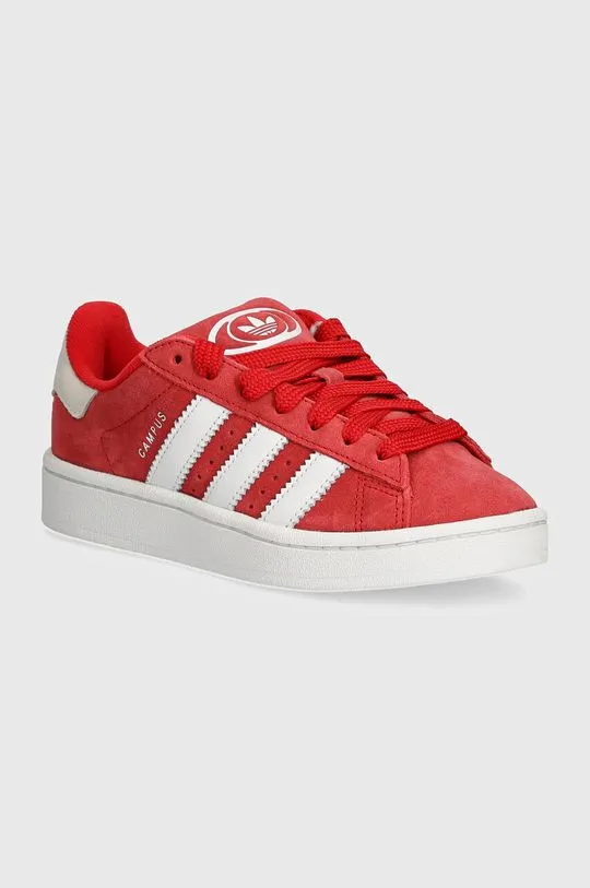 adidas Originals leather sneakers Campus 00s J red color IG1230