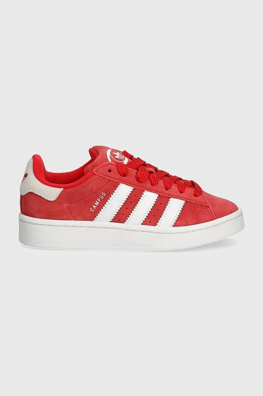 adidas Originals leather sneakers Campus 00s J red color IG1230