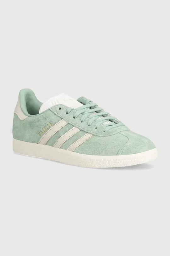 adidas Originals leather sneakers Gazelle green color IG4393