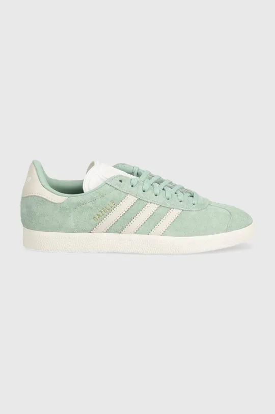 adidas Originals leather sneakers Gazelle green color IG4393