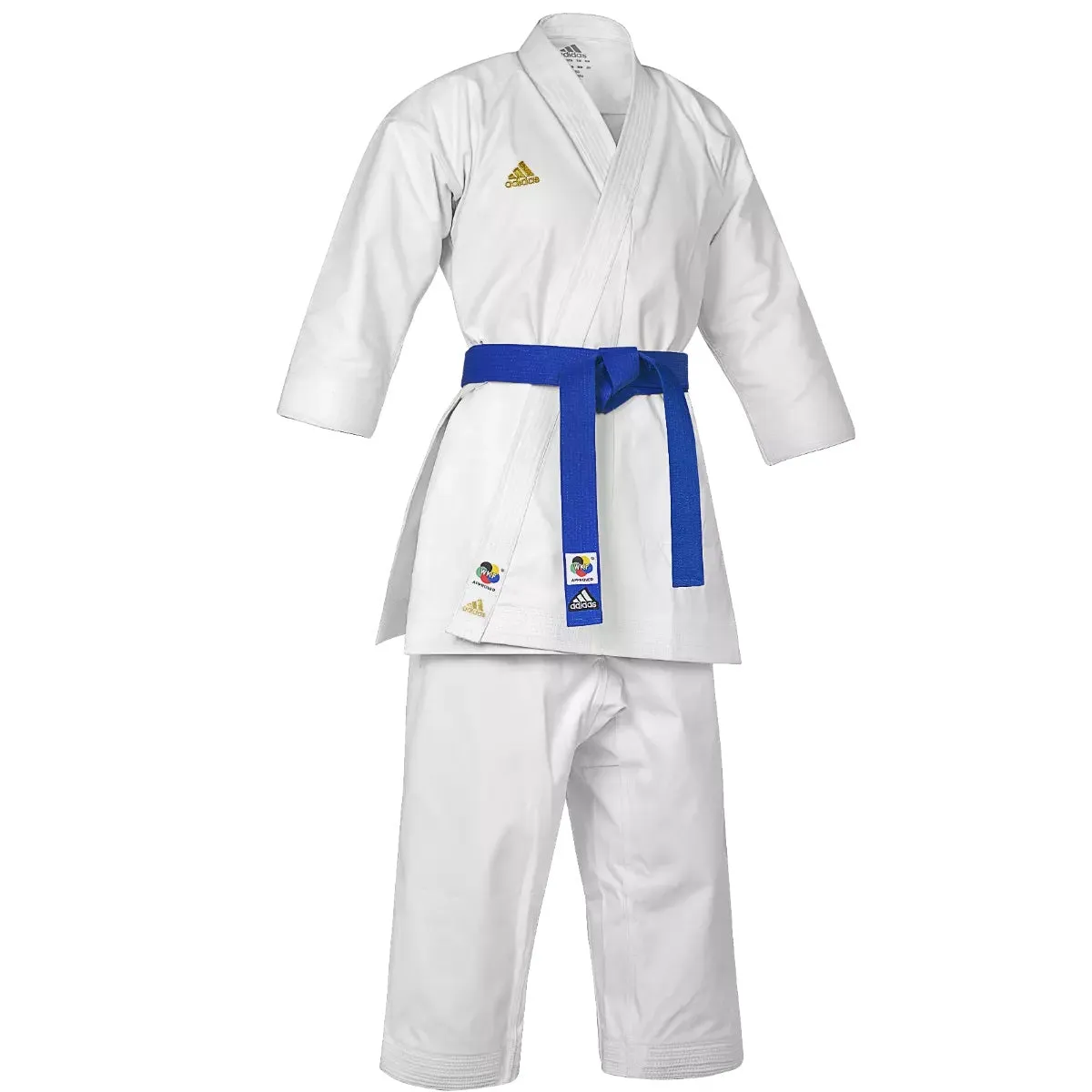 adidas WKF Karate Pants - Japanese Cut Shori 14oz Trousers