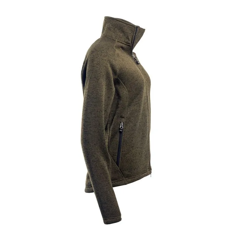 Adventure fleece jacket women olive