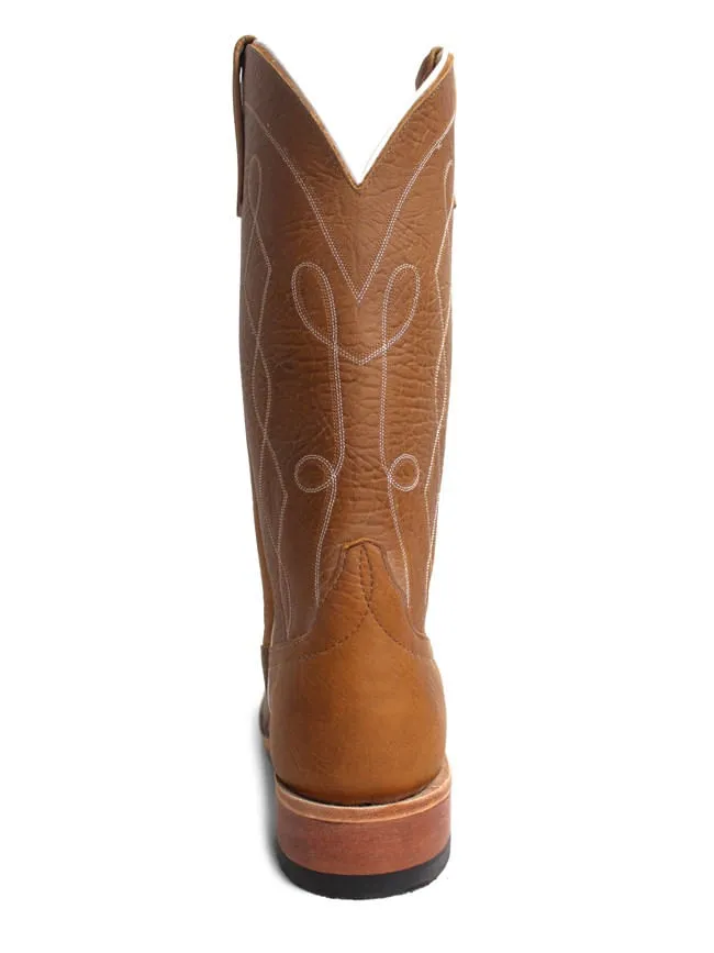 Anderson Bean Natural Twister Bison Cowboy Boots