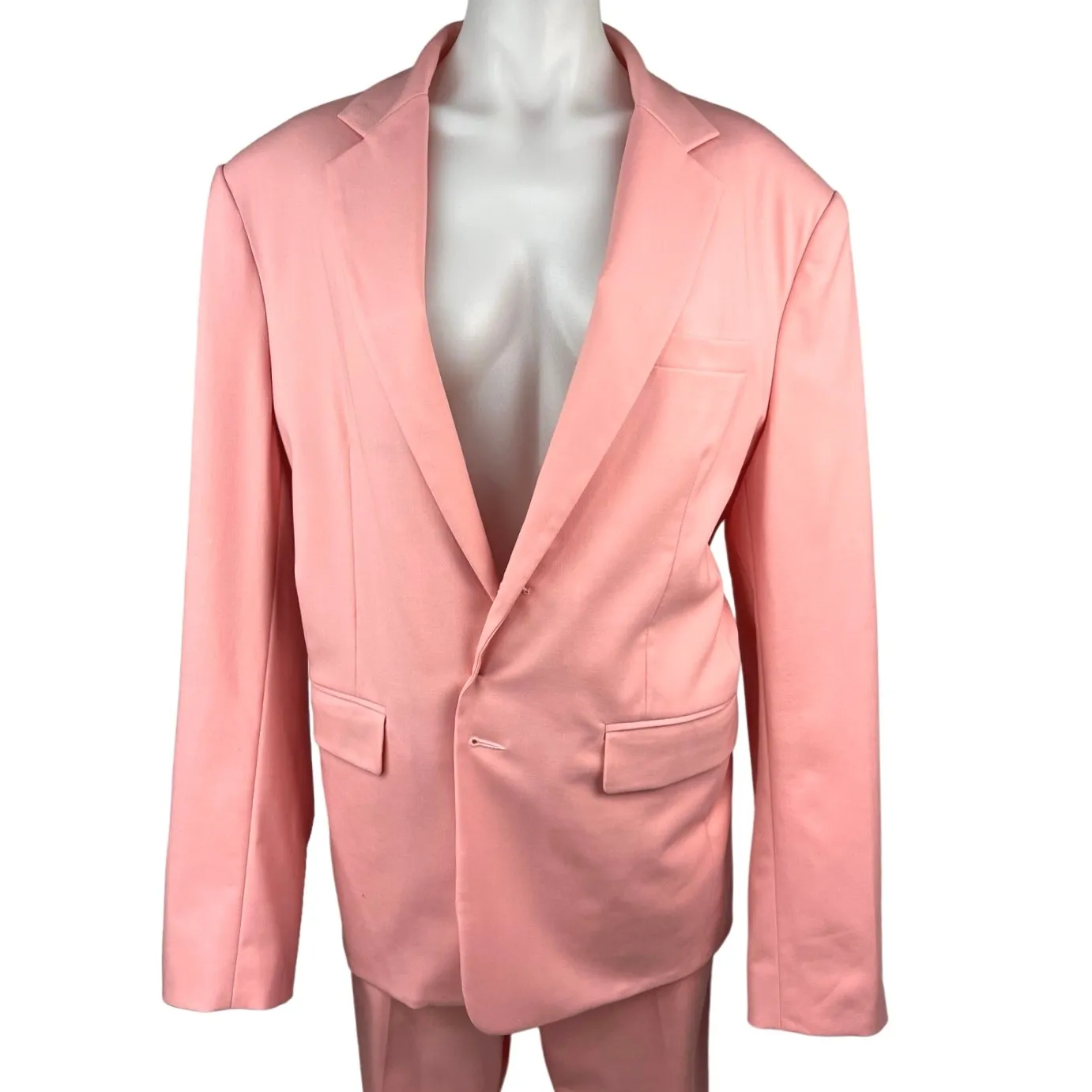 Argent Women's Pink Blazer Coat Jacket Trouser Dress Pants Suit Set Size 10