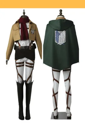 Attack on Titan Mikasa Ackerman Cosplay Costume - Complete Set - Fast Shipping