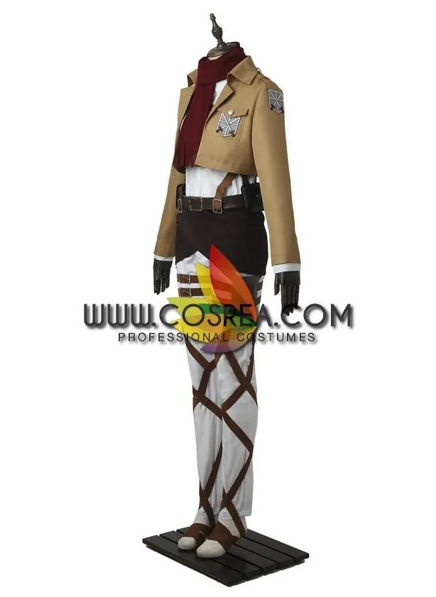 Attack on Titan Mikasa Ackerman Cosplay Costume - Complete Set - Fast Shipping