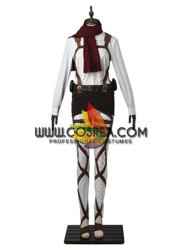 Attack on Titan Mikasa Ackerman Cosplay Costume - Complete Set - Fast Shipping