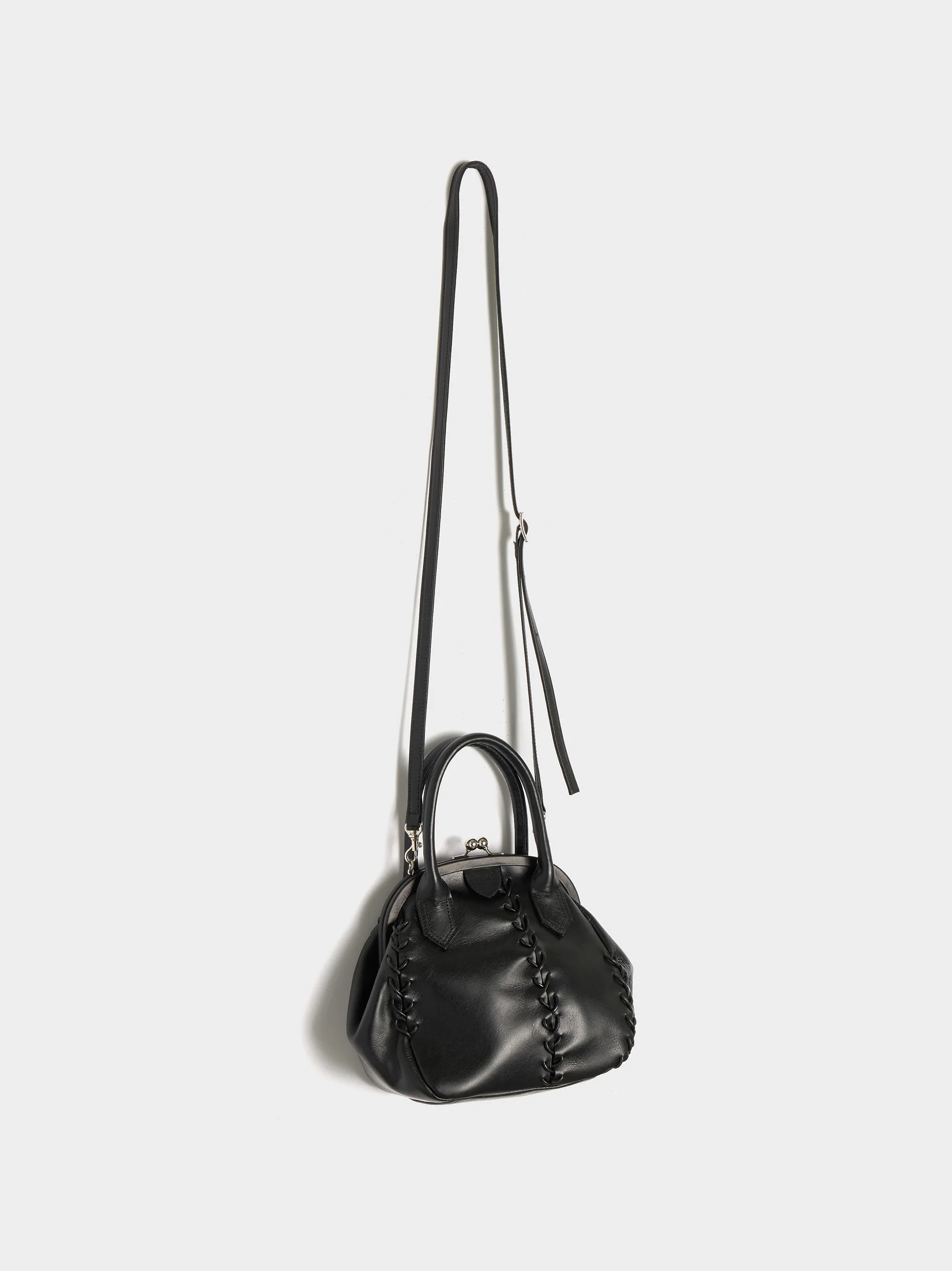 Bag w/ Clasp, Black