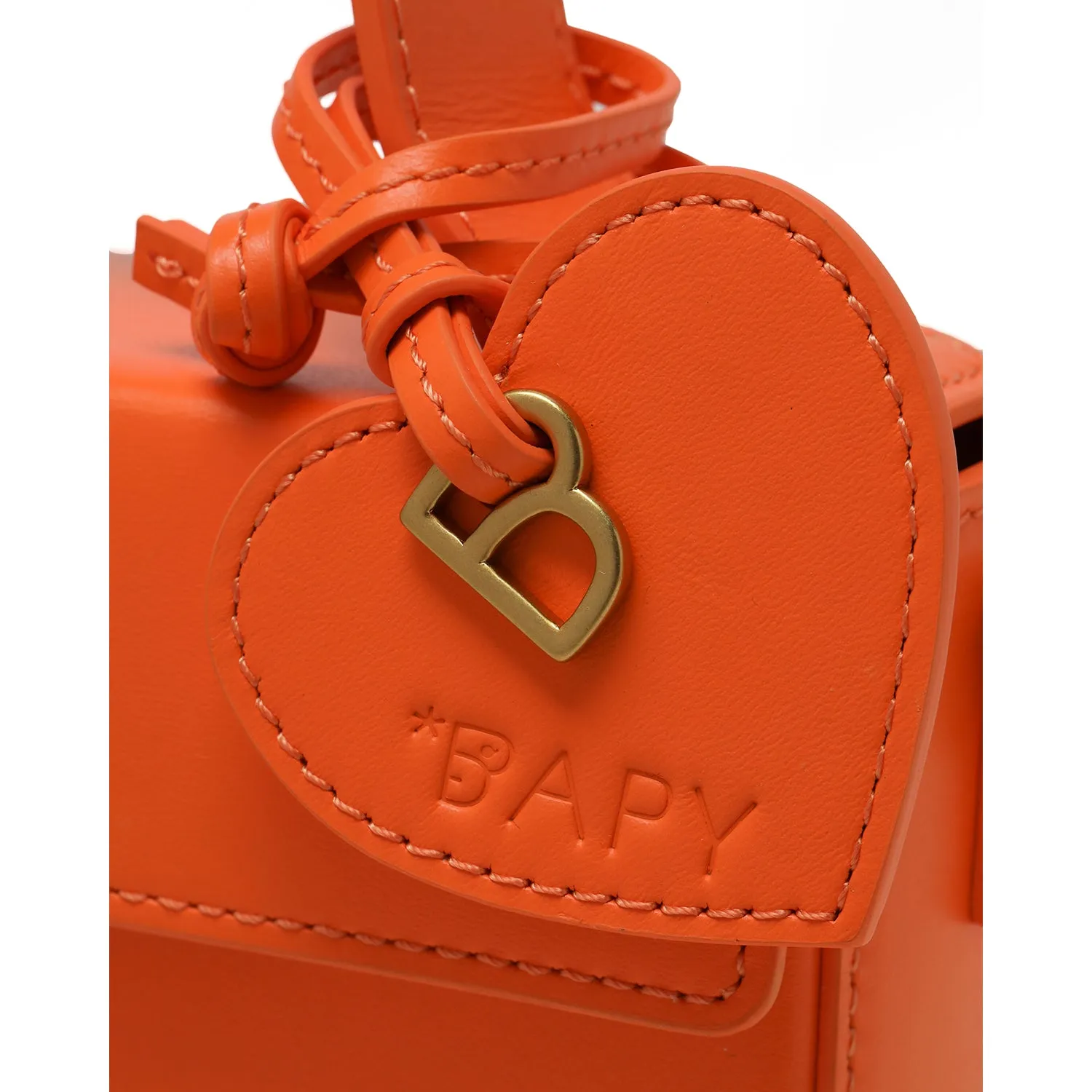 BAPY LEATHER BOX CROSSBODY BAG LADIES