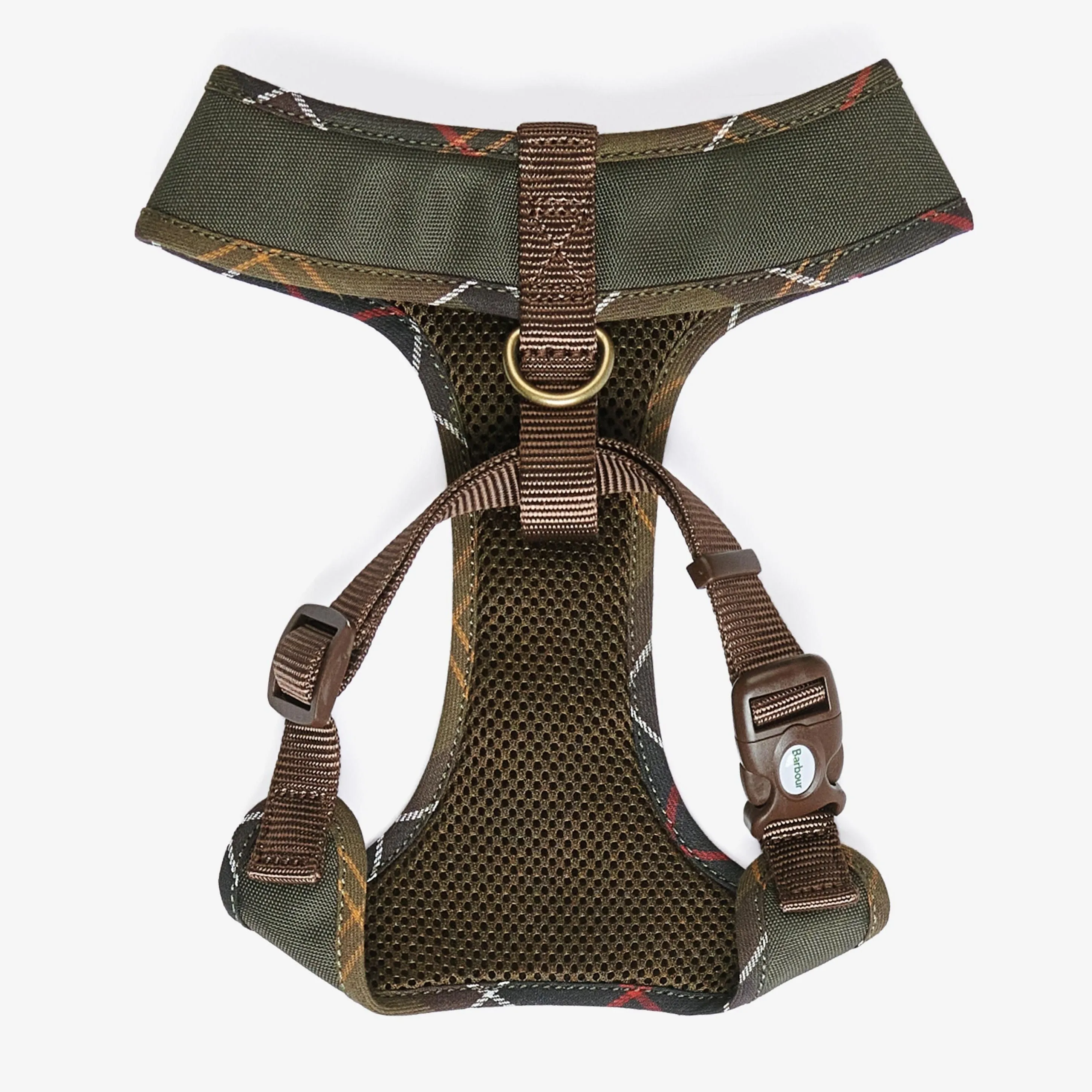 Barbour Comfort Dog Harness - Tartan/Olive