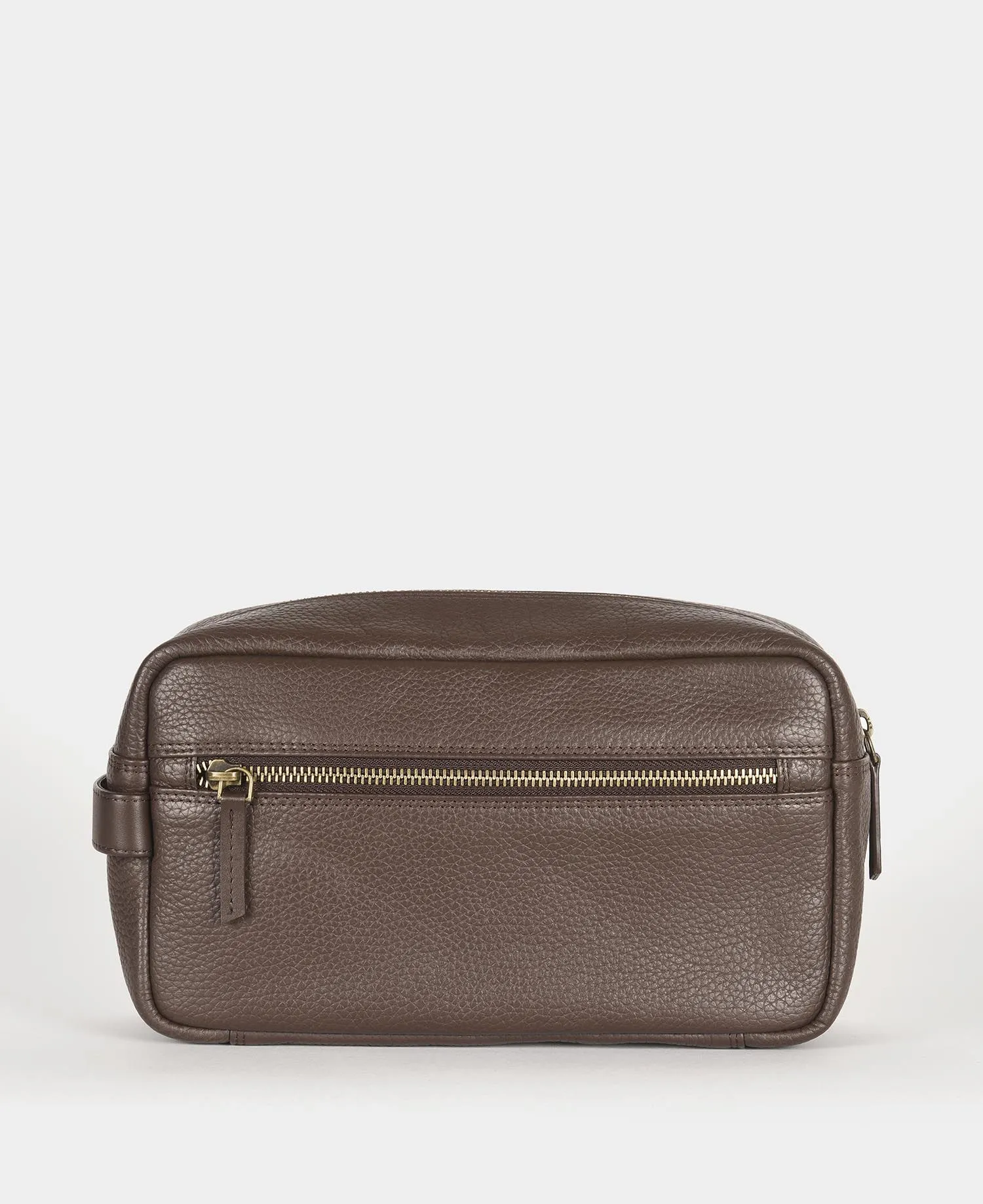 Barbour Highgate Leather Washbag - Buy Online Now