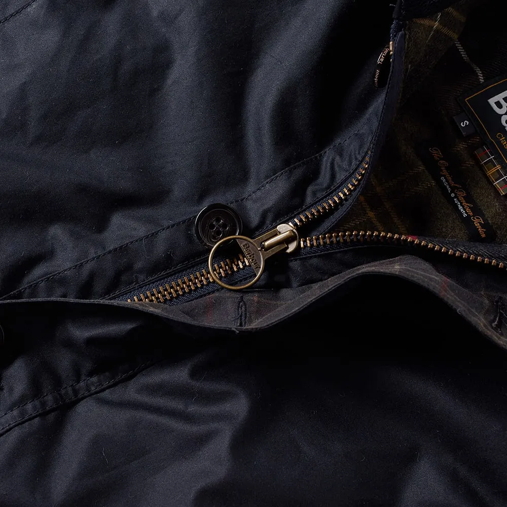 Barbour Navy Carrbridge Wax Jacket