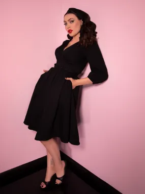 Bawdy Black Swing Dress