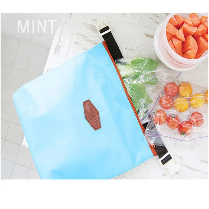 Beautiful Lunch Bag & Lunch Box Cooler Zipper Bag Bento Dot Tote Lunch Pouch Little Pattern bolsa termica Smile