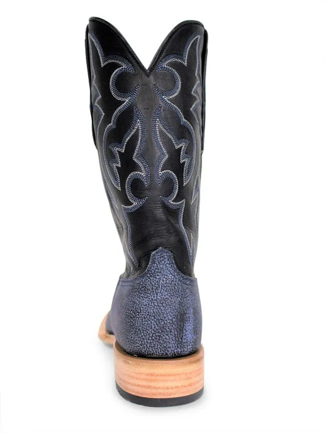 Black Jack Safari Blue Giraffe Cowboy Boots for Men