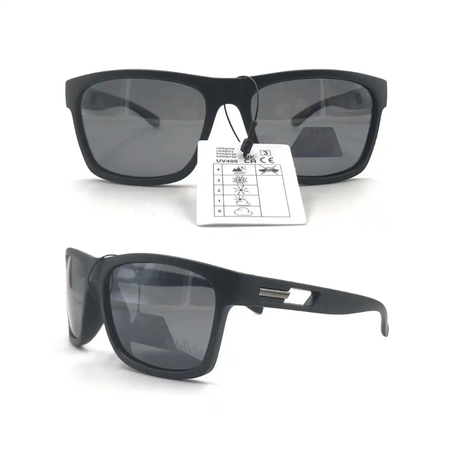 Black Polarized Wayfarer sunglasses