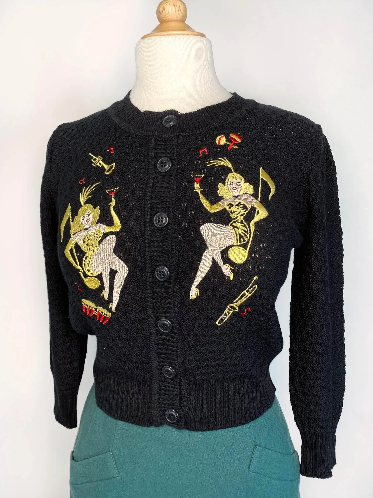 Black Showgirls Cardigan