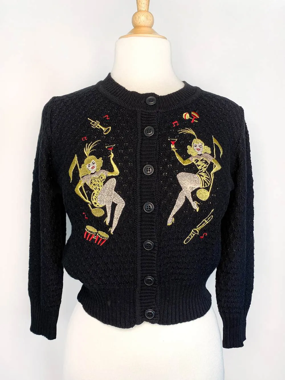 Black Showgirls Cardigan