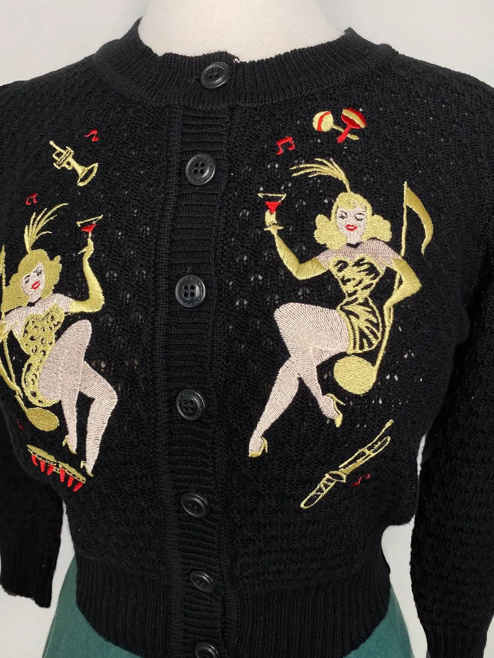 Black Showgirls Cardigan