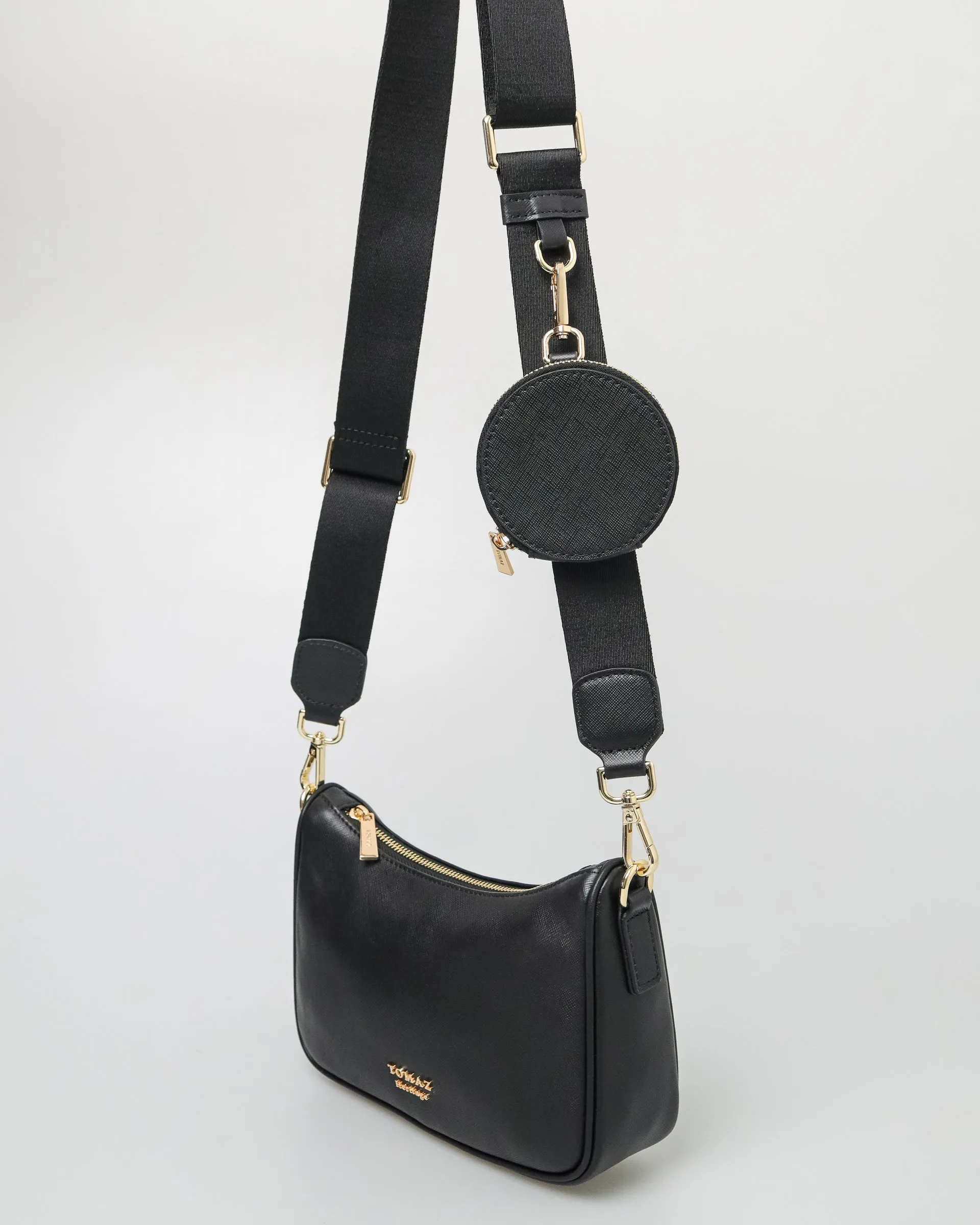 Black Tomaz BL176 Ladies Crescent Bag