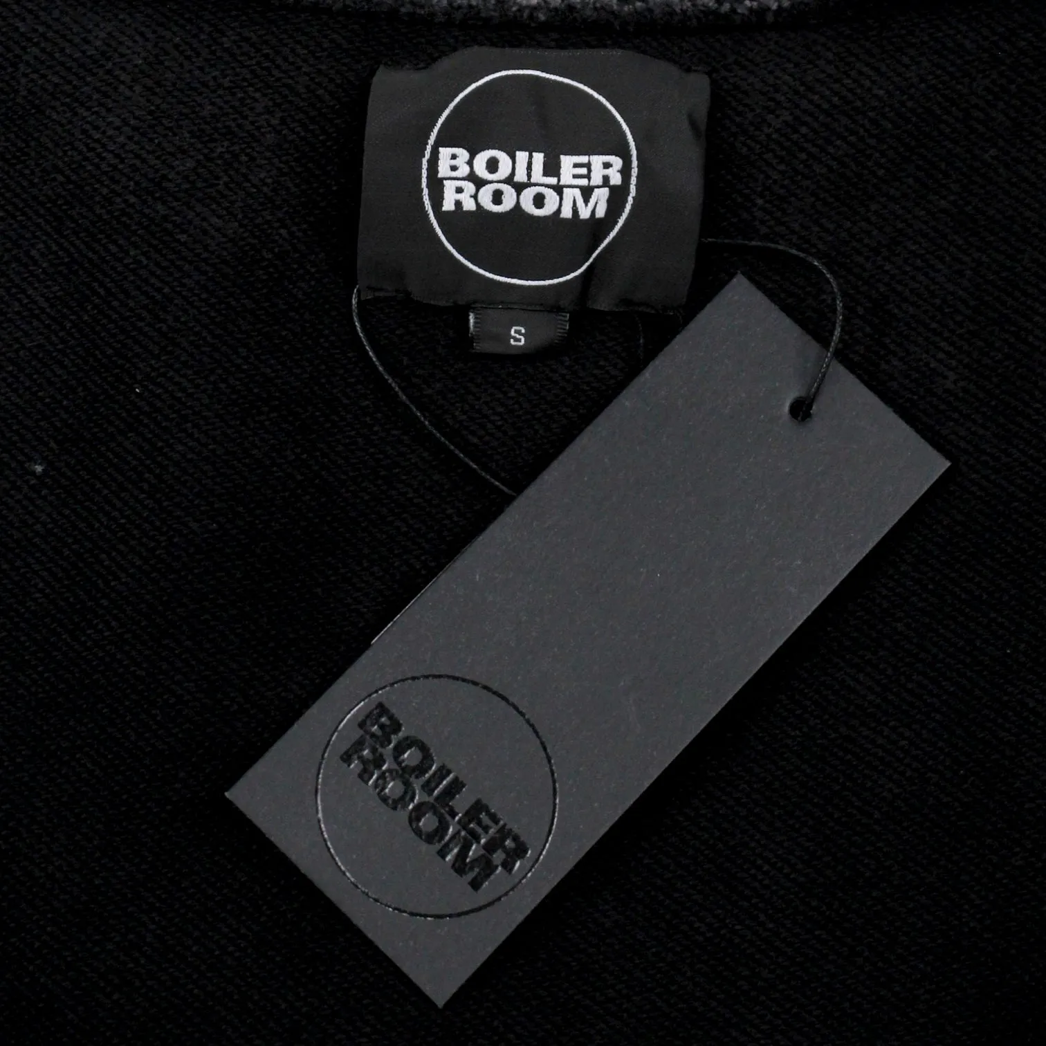 Boiler Room Concrete Hem Hoodie