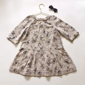 Bonpoint Cream Winter Floral Dress: 4 Years