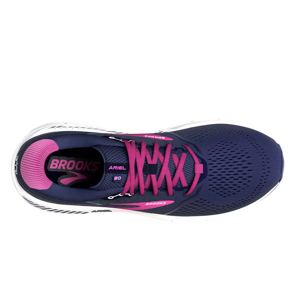 Brooks Ariel 20 Women's Running Shoe | Peacoat/Vivid Viola/White