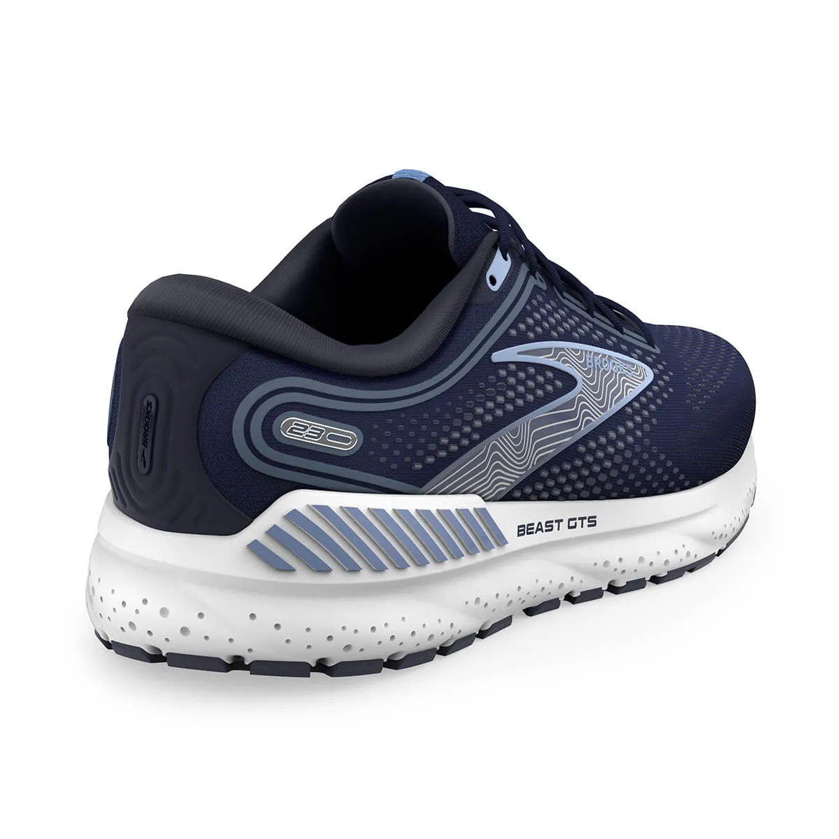 Brooks Beast GTS 23 Men's Running Shoes, Peacoat/Blue/White - Shop Now!