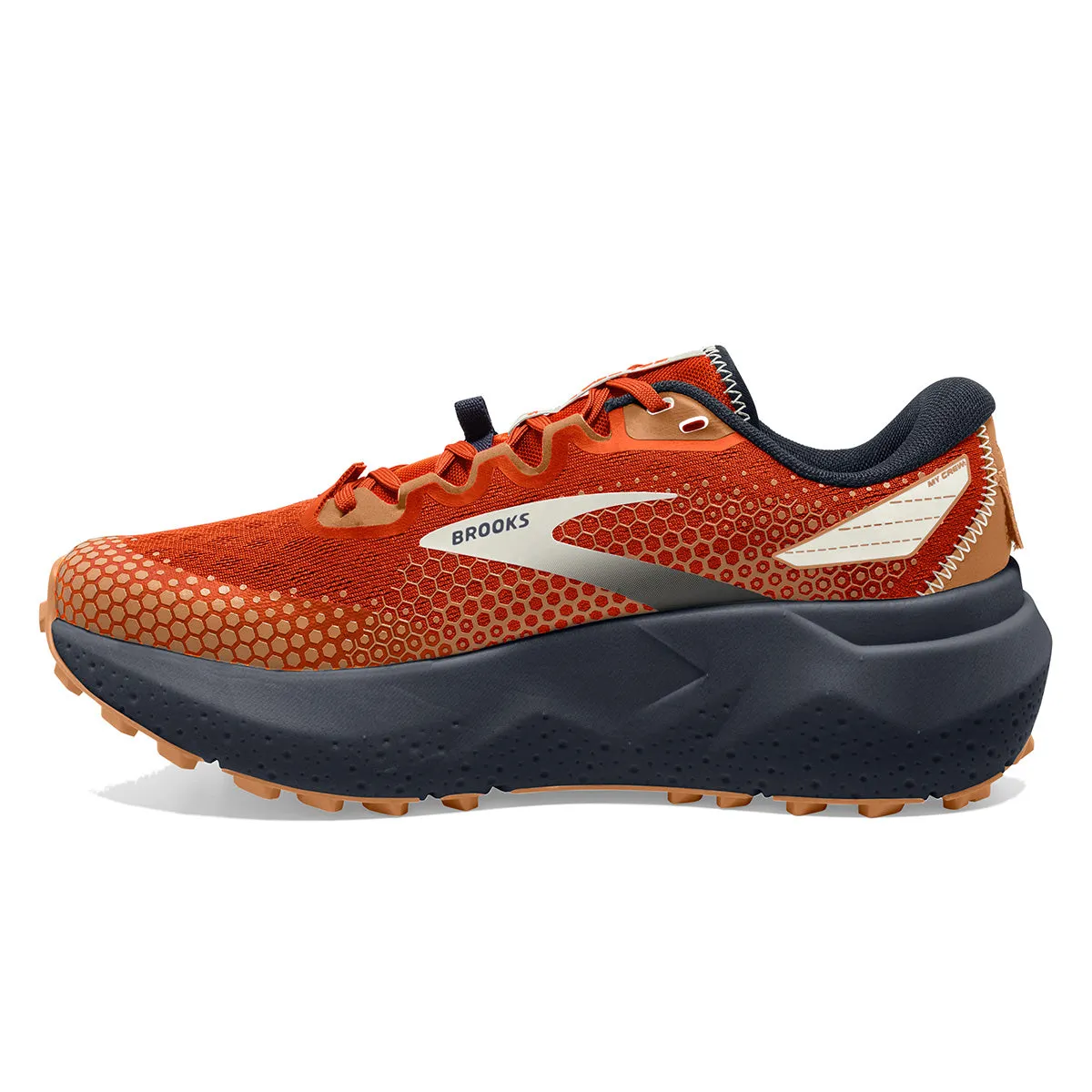 Brooks Caldera 6 Men's Shoe | Rooibos Biscuit Peacoat