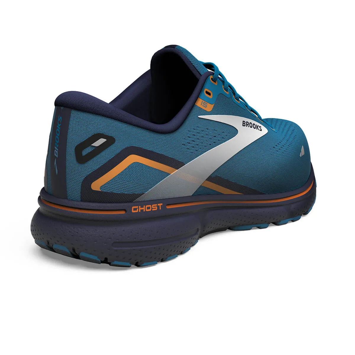 Brooks Ghost 15 GTX Men's | Blue Peacoat Orange