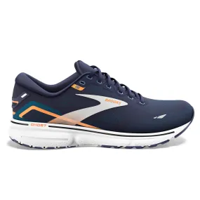 Brooks Ghost 15 Men's Running Shoes | Peacoat Blue Orange Pop