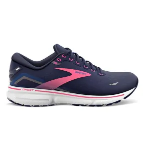 Brooks Ghost 15 Women's Running Shoe - Peacoat/Blue/Pink