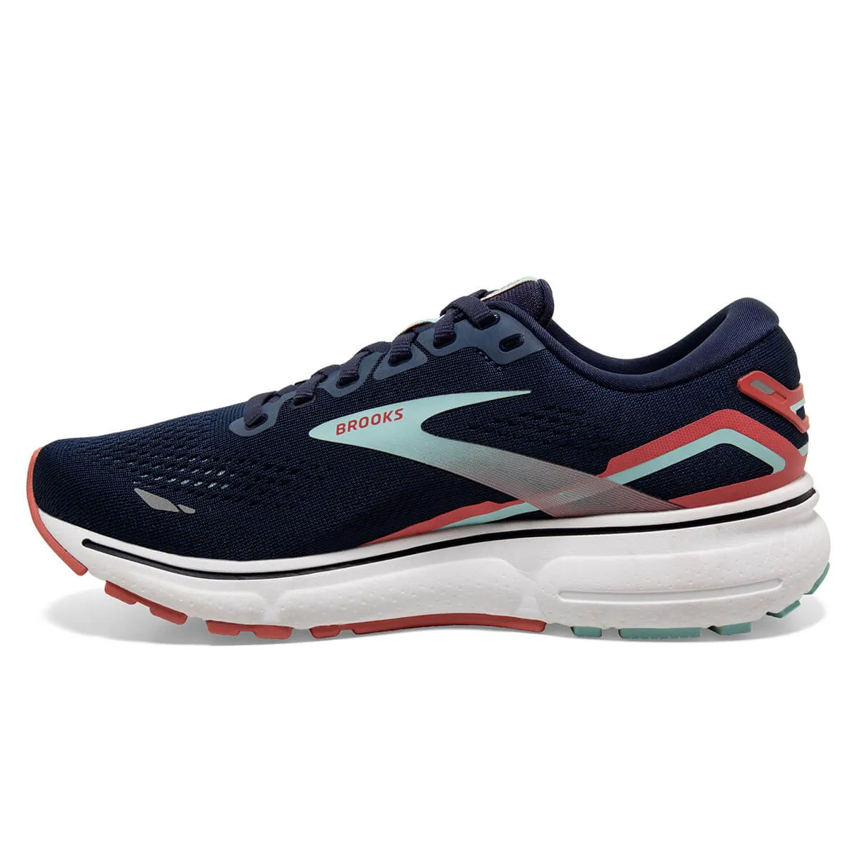 Brooks Ghost 15 Women's Running Shoes - Peacoat/Canal Blue/Rose