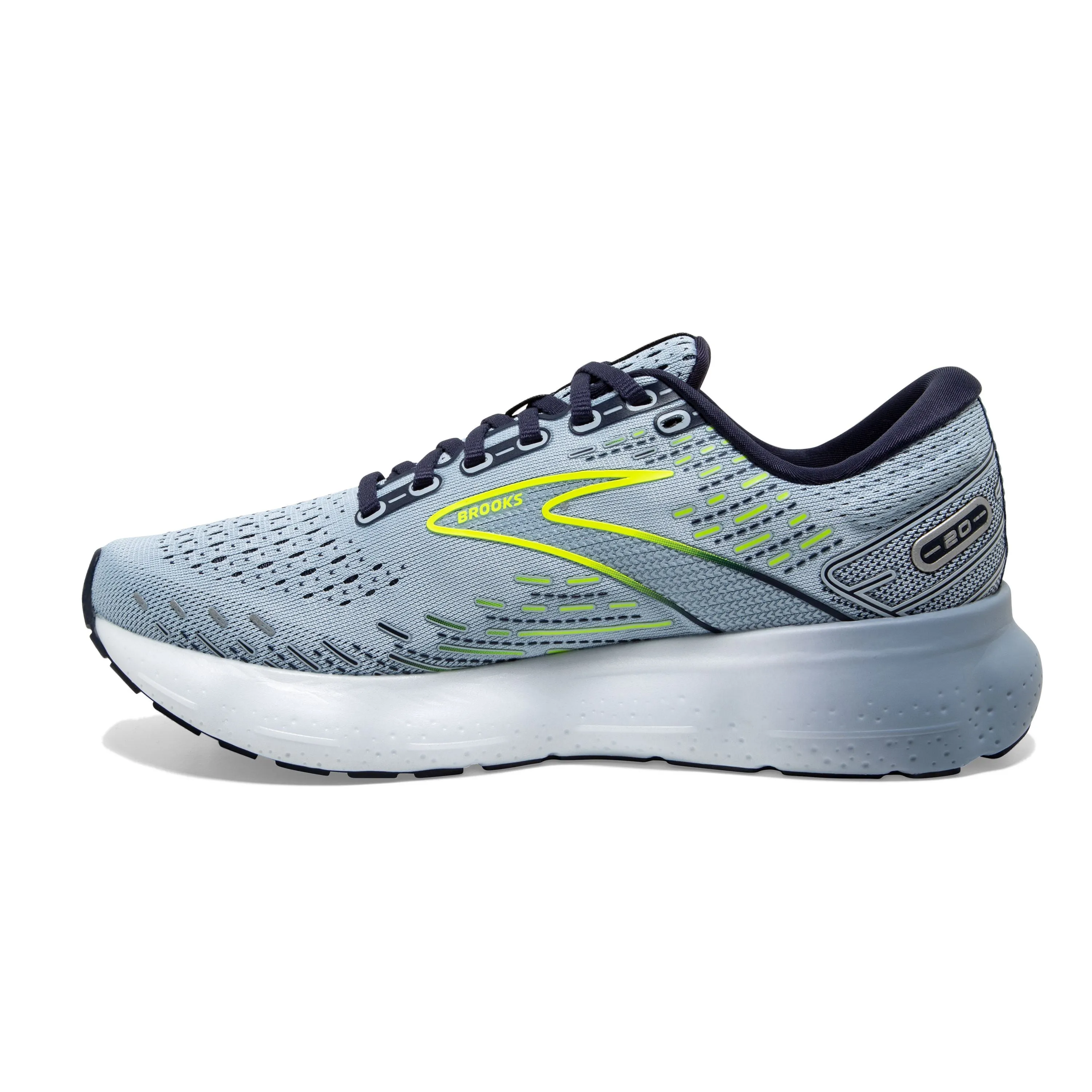 Brooks Glycerin 20 Light Blue Peacoat Nightlife