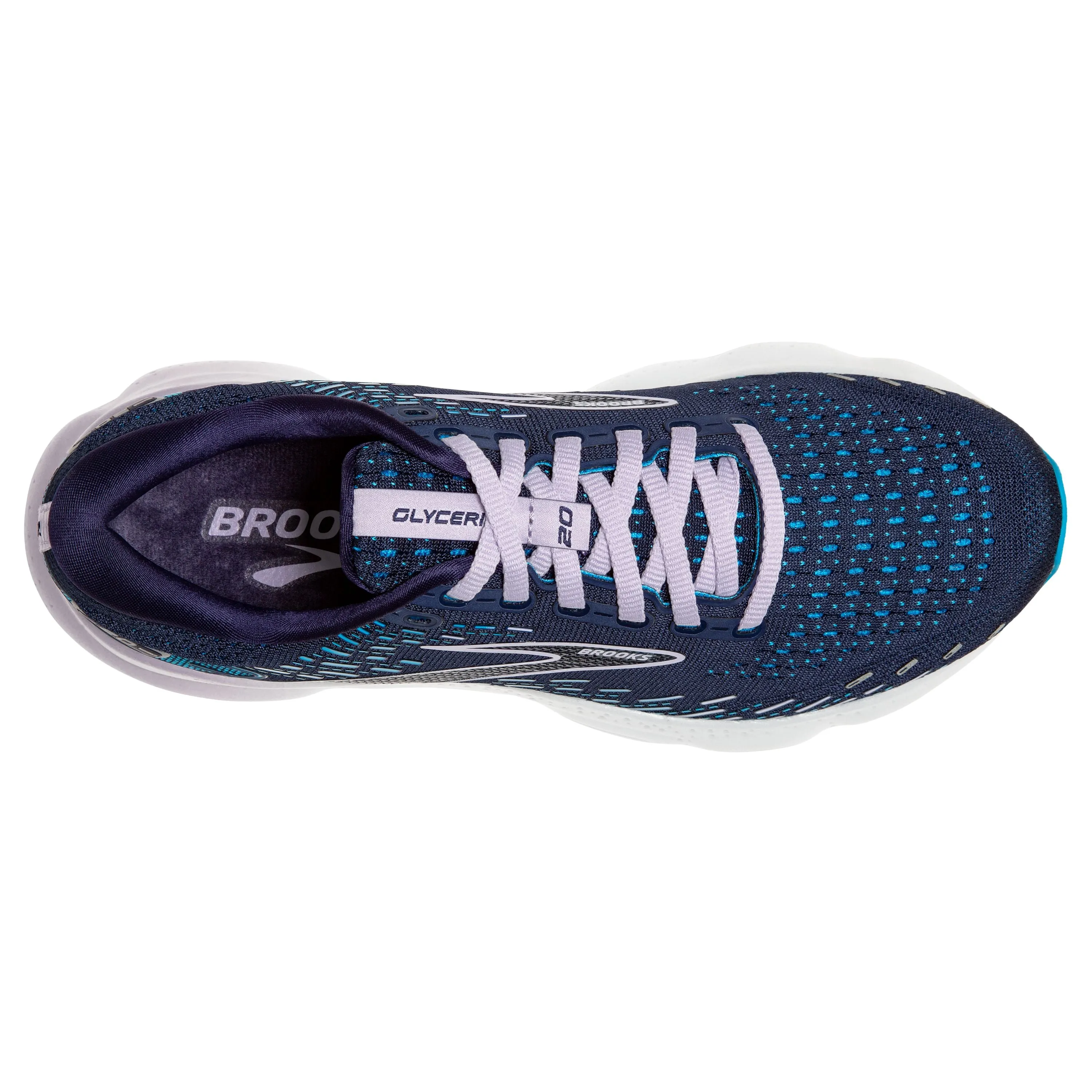 Brooks Glycerin 20 Peacoat Ocean Pastel Lilac