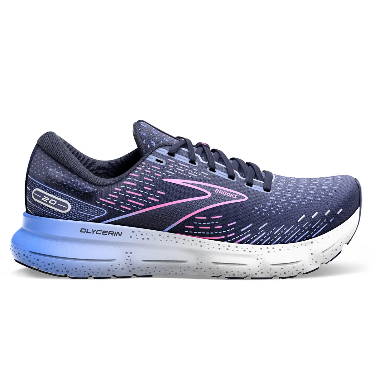 Brooks Glycerin 20 Women's Running Shoe | Peacoat/Blue/Pink