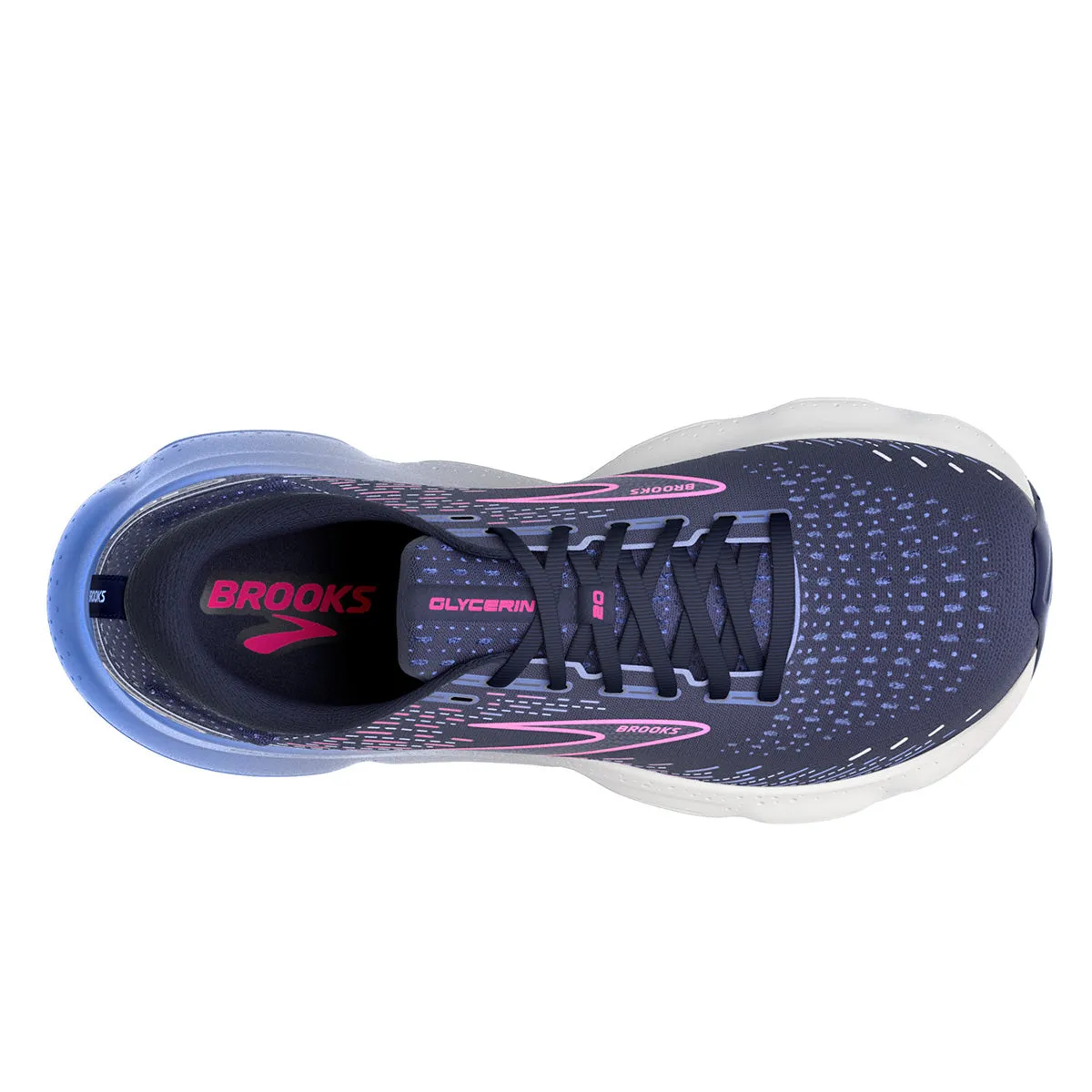 Brooks Glycerin 20 Women's Running Shoe | Peacoat/Blue/Pink