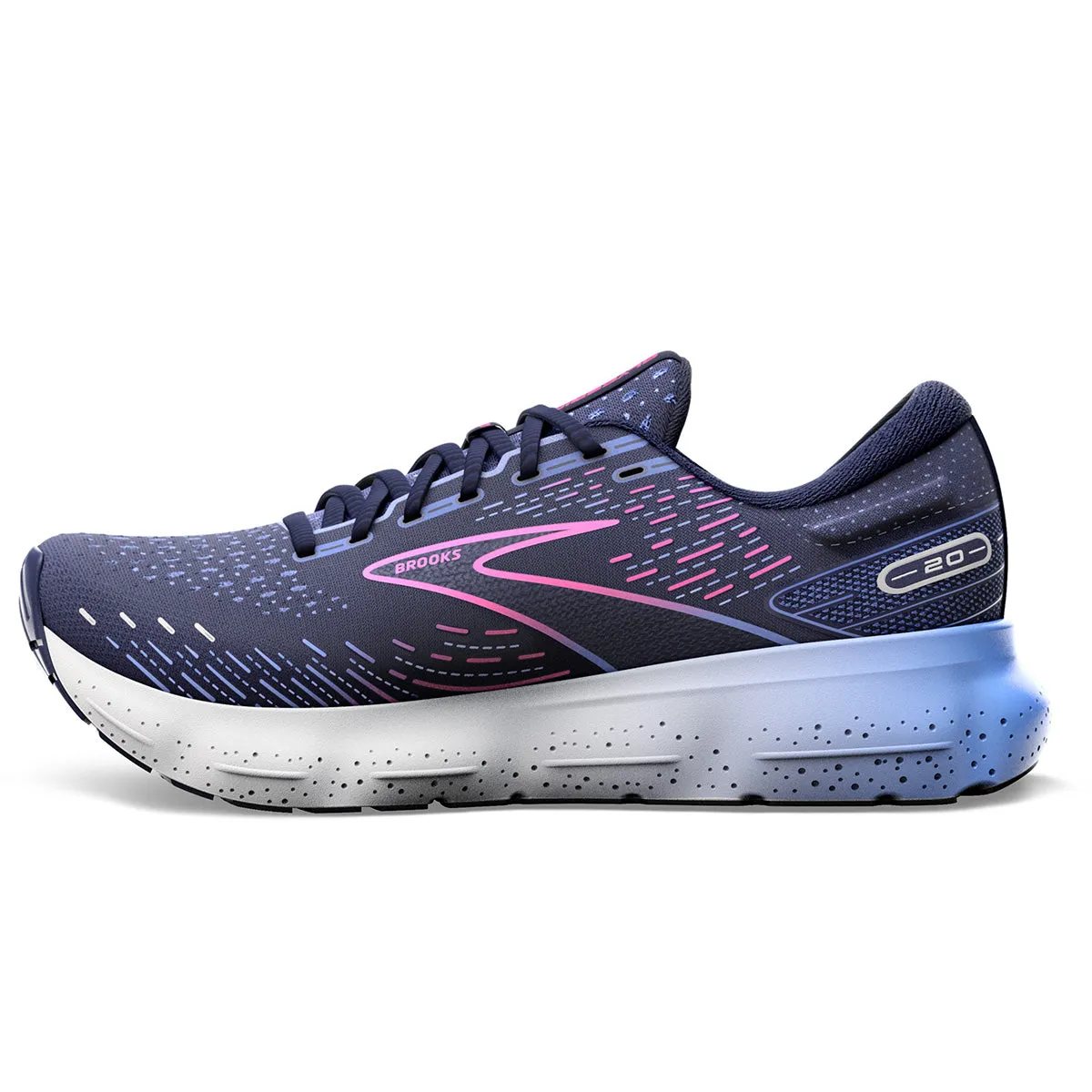 Brooks Glycerin 20 Women's Running Shoe | Peacoat/Blue/Pink