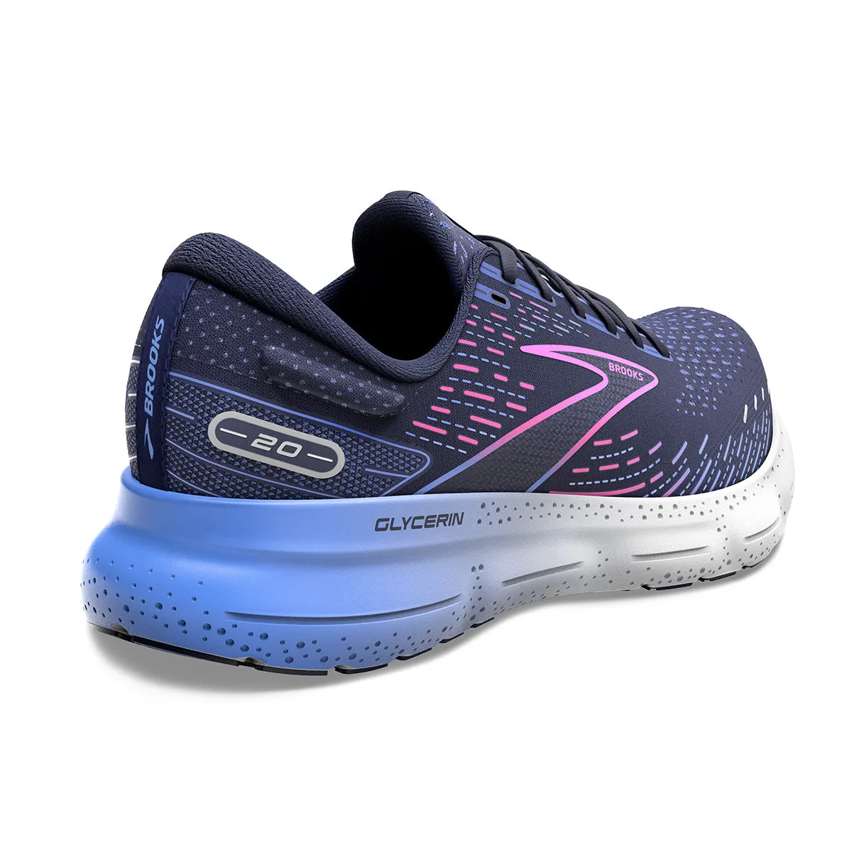 Brooks Glycerin 20 Women's Running Shoe | Peacoat/Blue/Pink