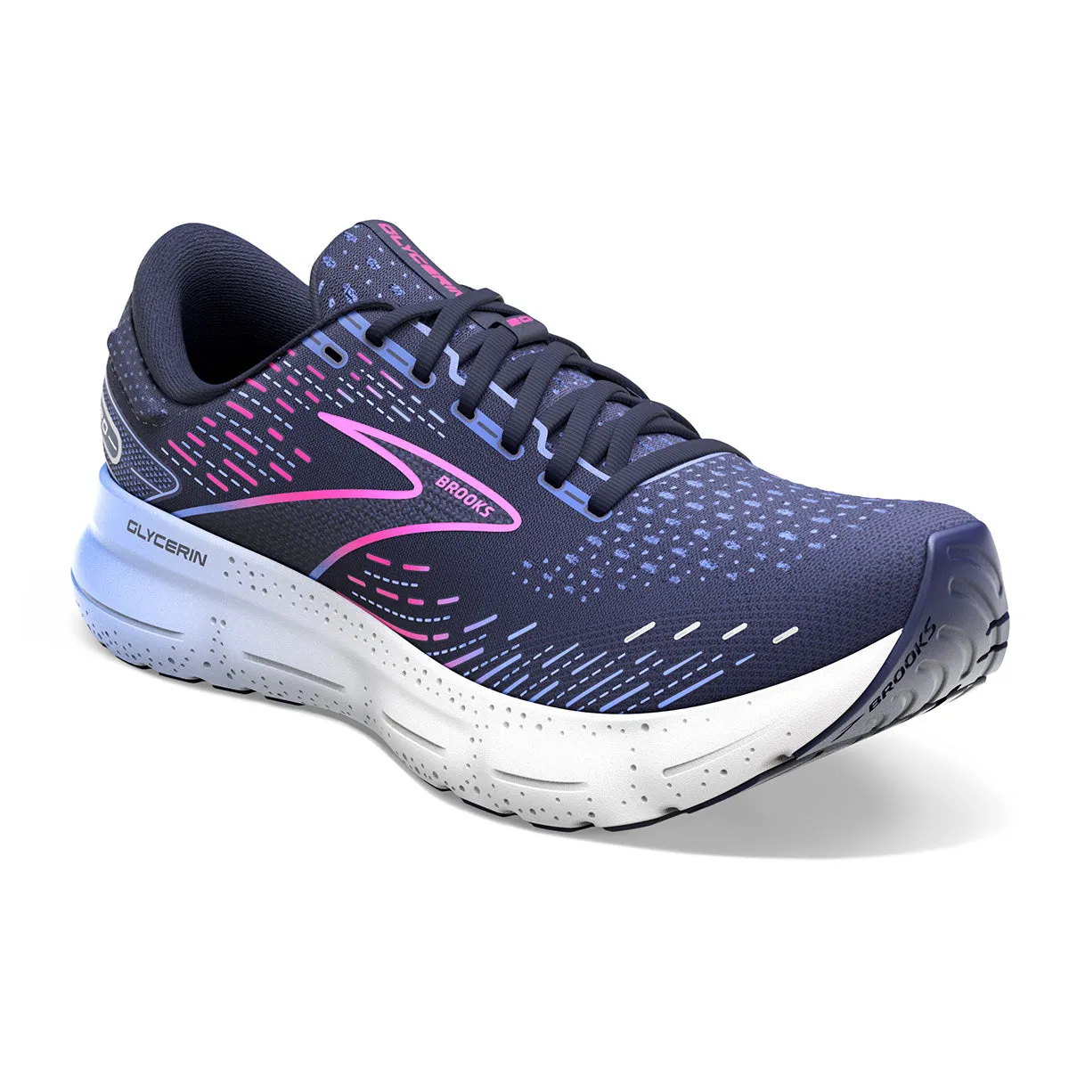 Brooks Glycerin 20 Women's Running Shoe | Peacoat/Blue/Pink