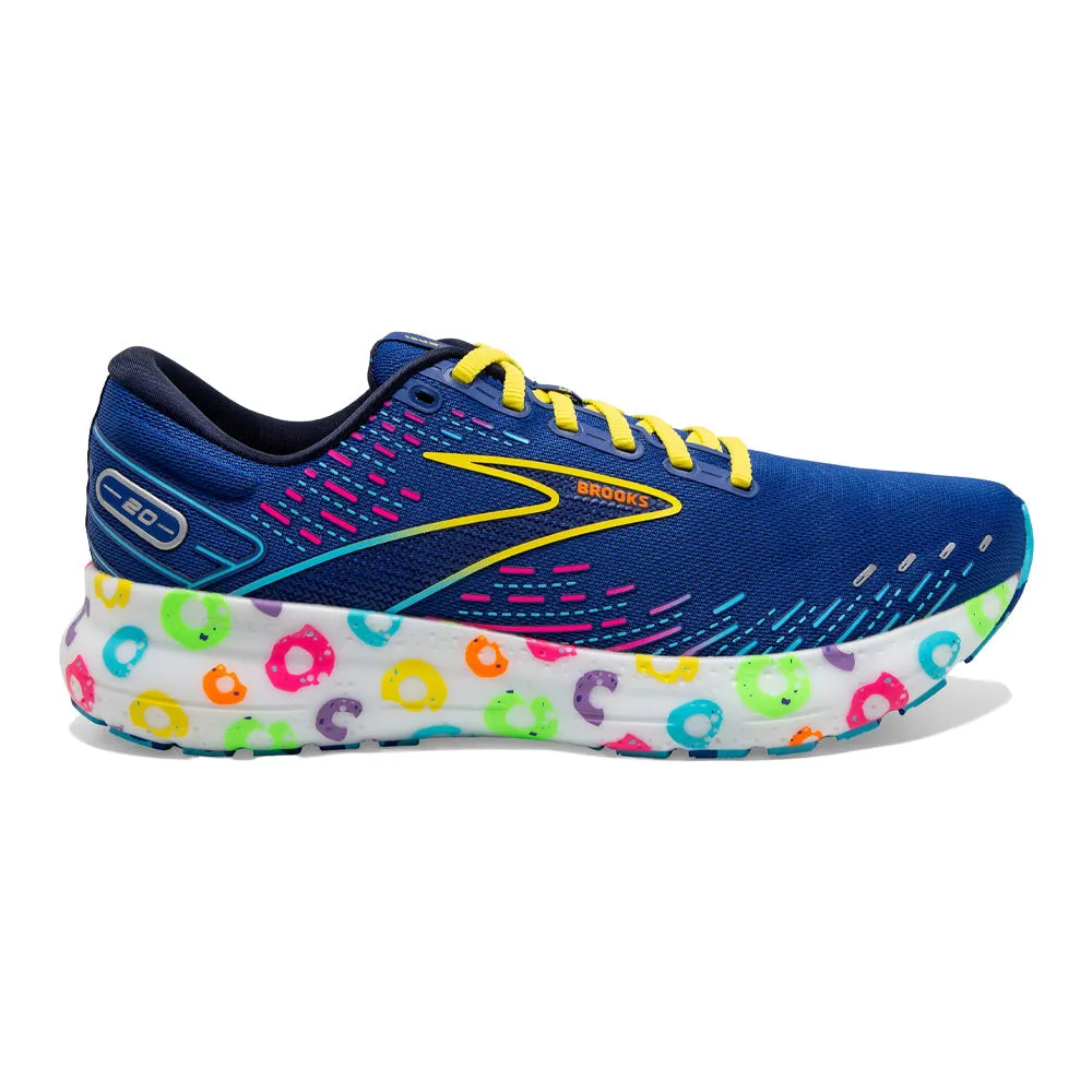 Brooks Glycerin 20 Women's Running Shoes - Blue/Peacoat/Yellow, Size 6 B Medium